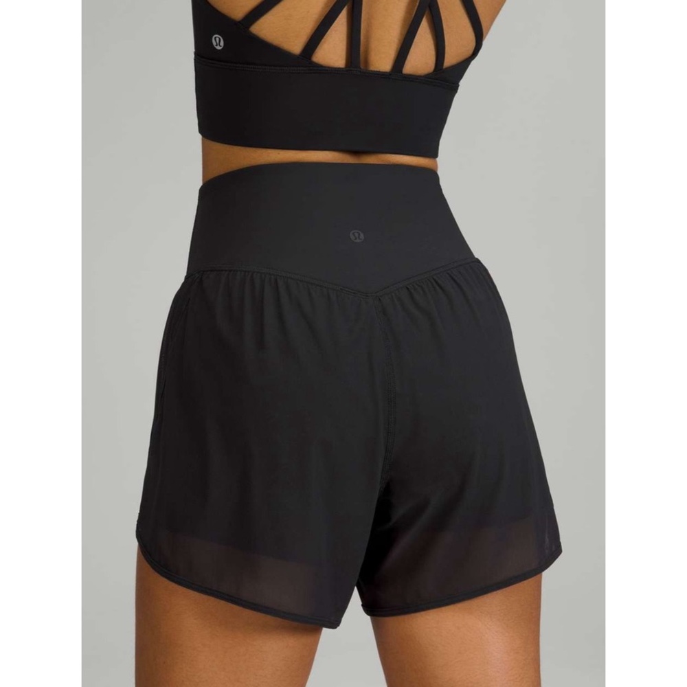Lululemon Nulu Mesh Yoga Shorts Size 8